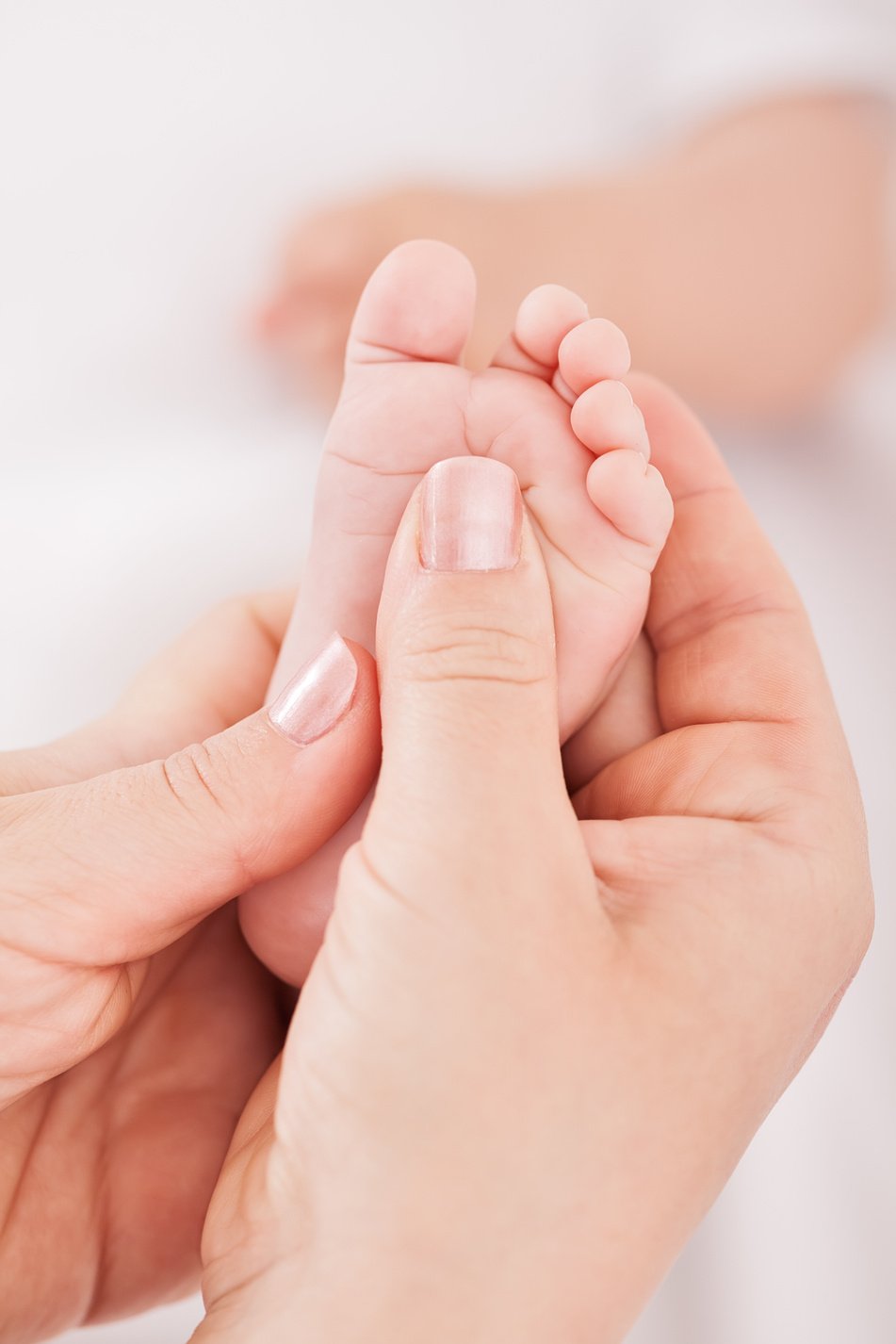 Baby foot massage